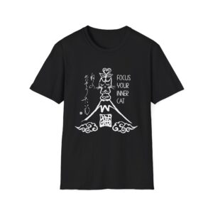 Mt. Fuji -Focus Your Inner Cat Unisex T-Shirt, Cat Lover Gift