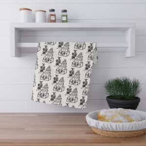 Tofu Family Tea Towels, Kitchen Decor