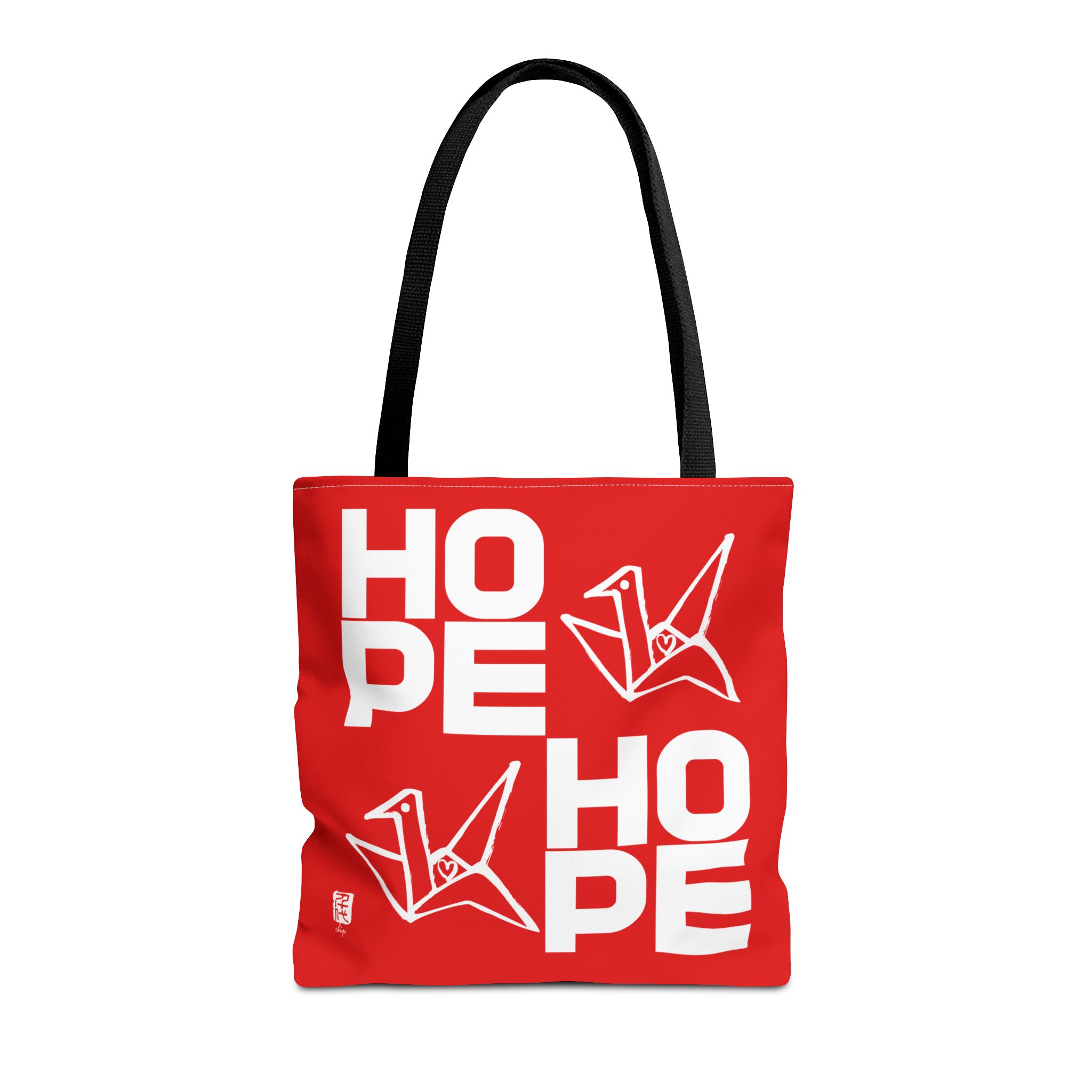 RED Hope Origami Tote Bag - Image 2