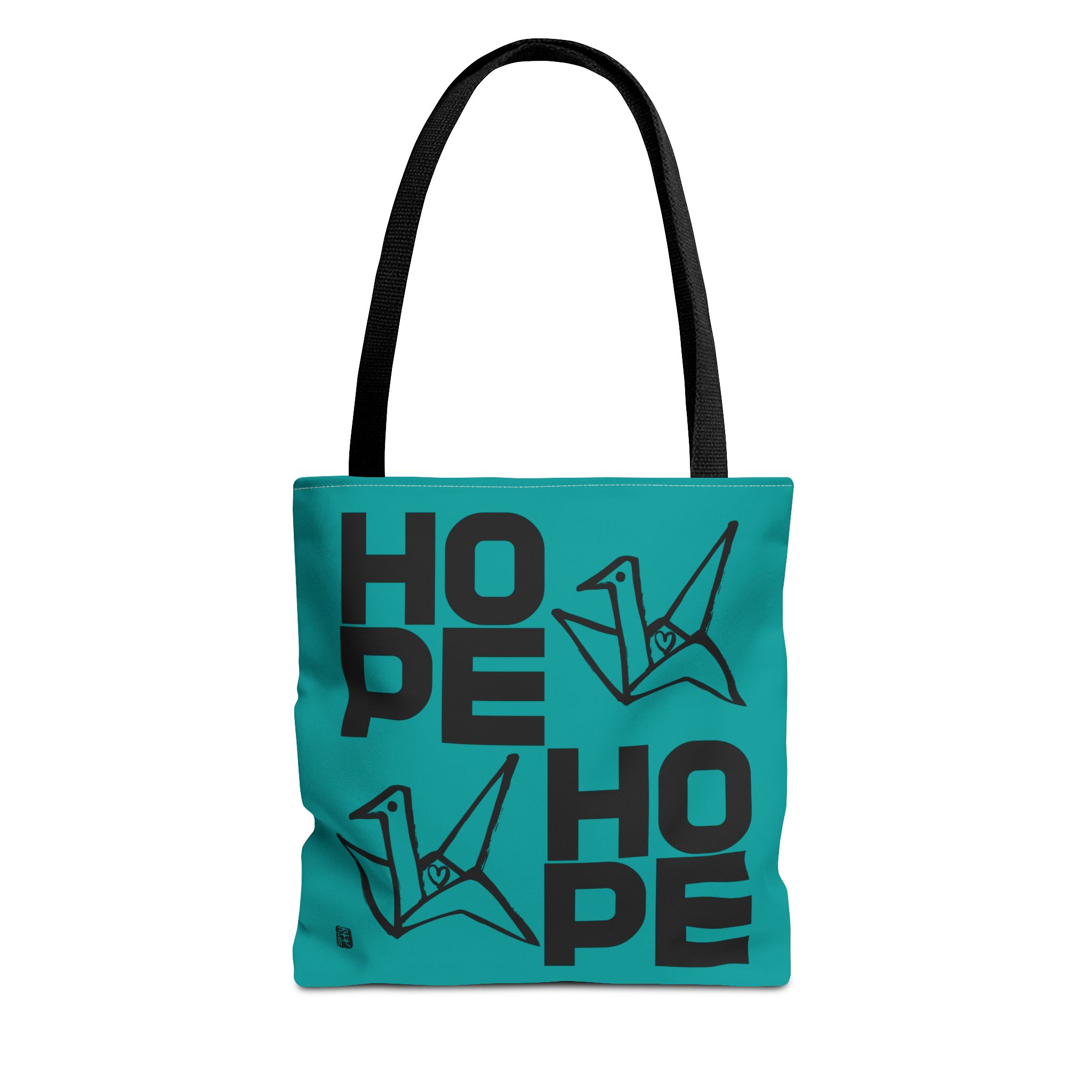 GREEN Hope Crane Tote Bag - Image 2