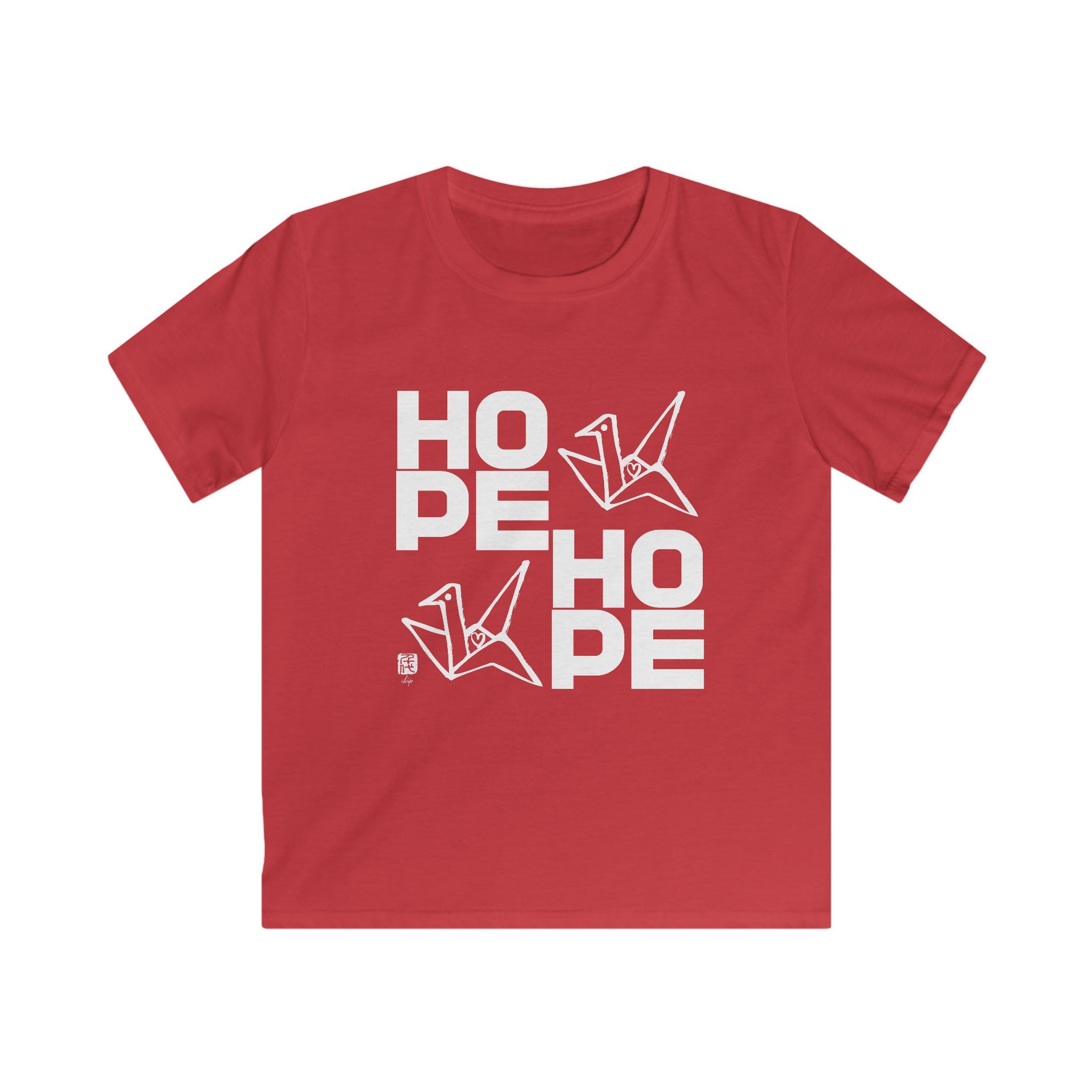 "Hope" Origami Crane Kids Shirt
