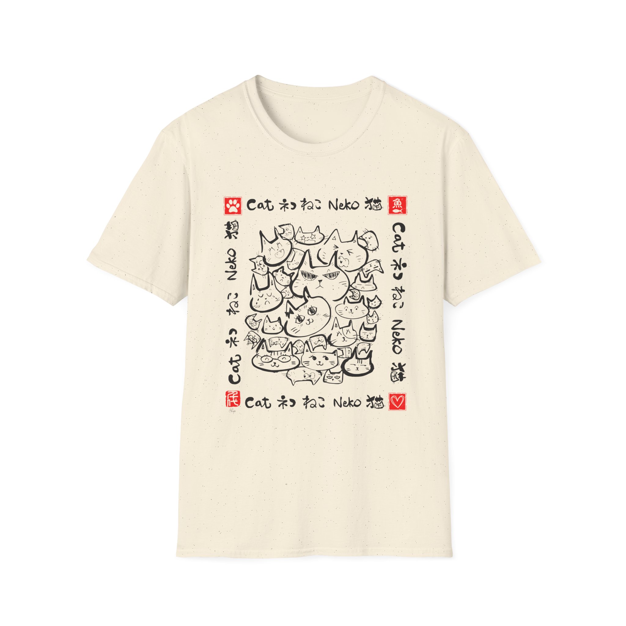 Cute Cats T-Shirt — Japanese Cat
